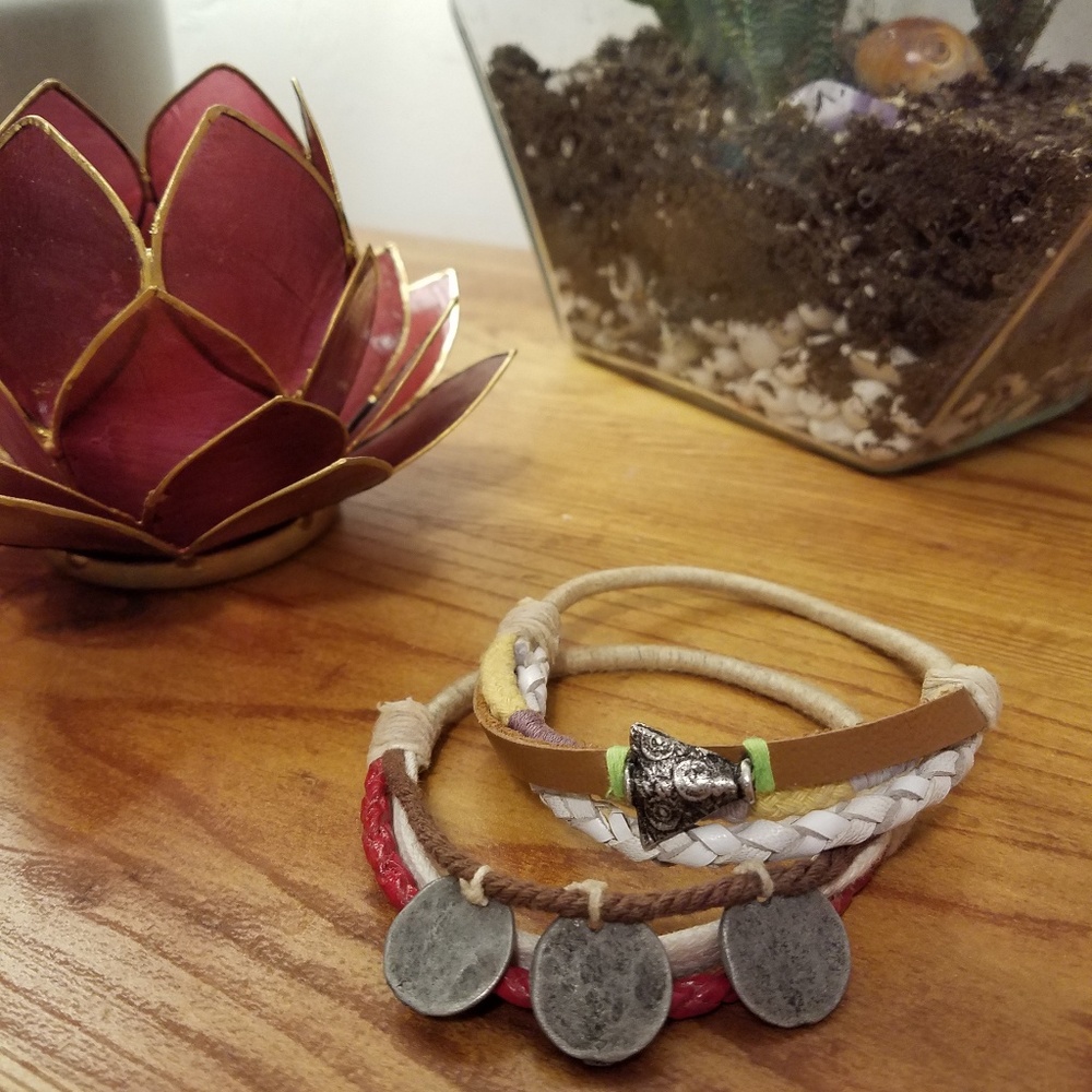 UO Leather Bracelets